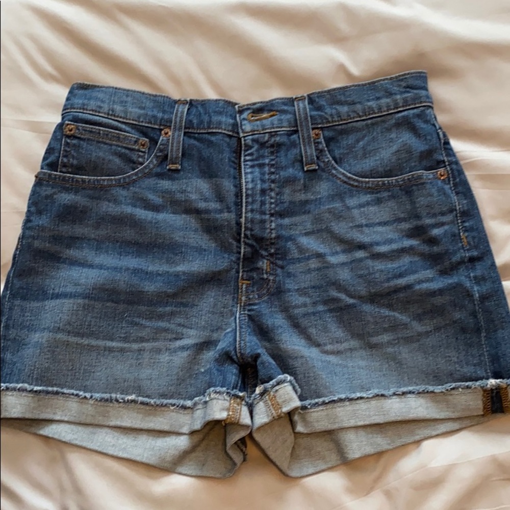 JCREW jean shorts - cuffed and never worn
